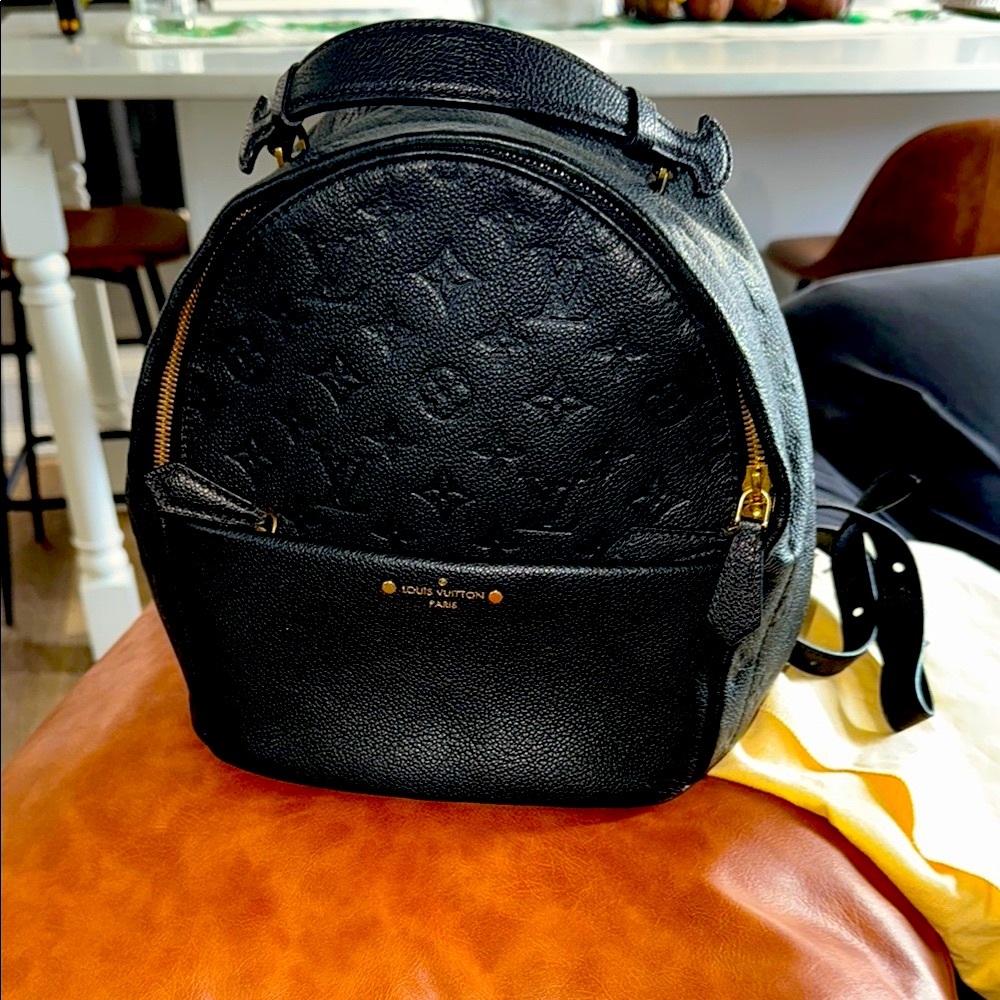 Authentic Louis Vuitton Black Monogram Mini Backpack